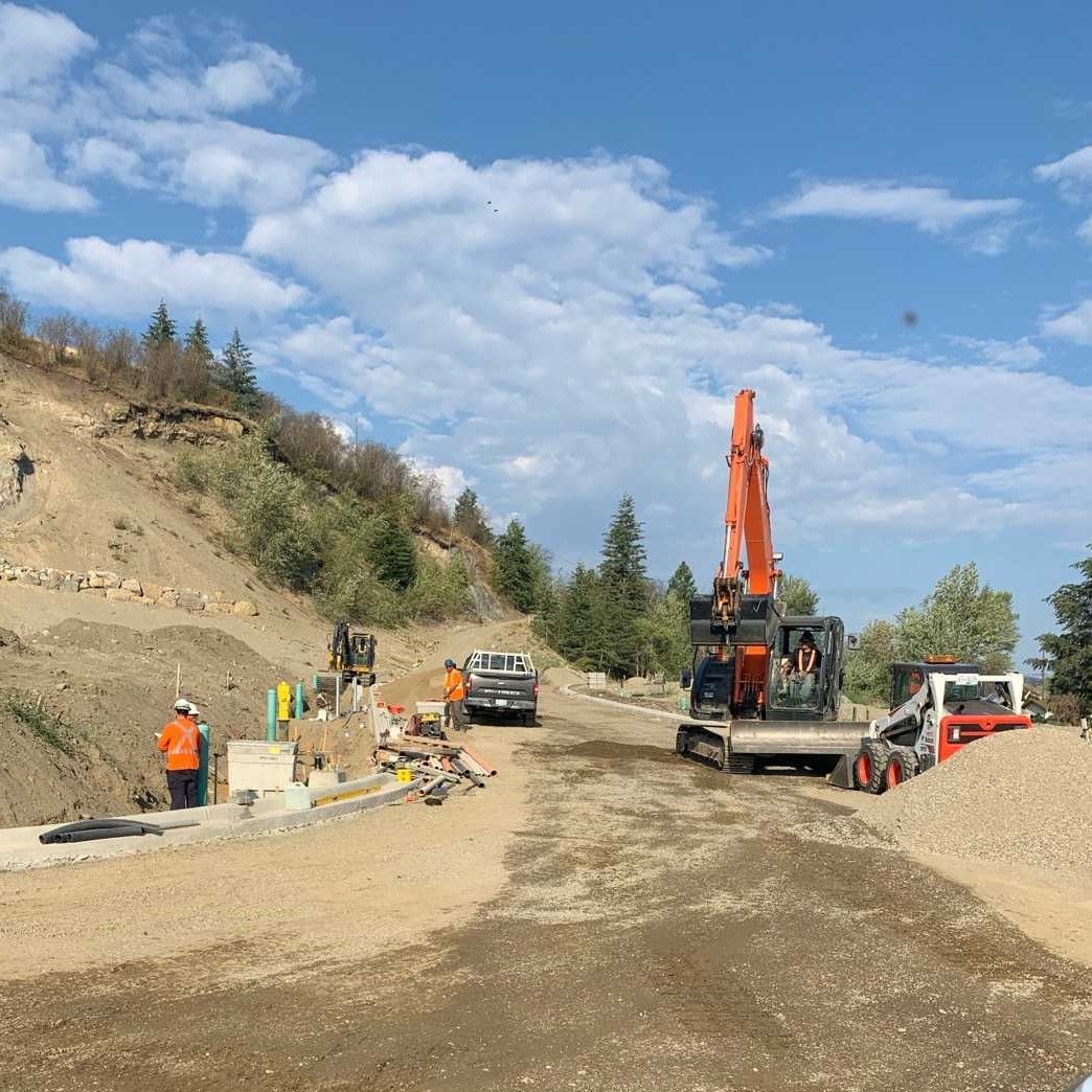 View of construction at Morningview
